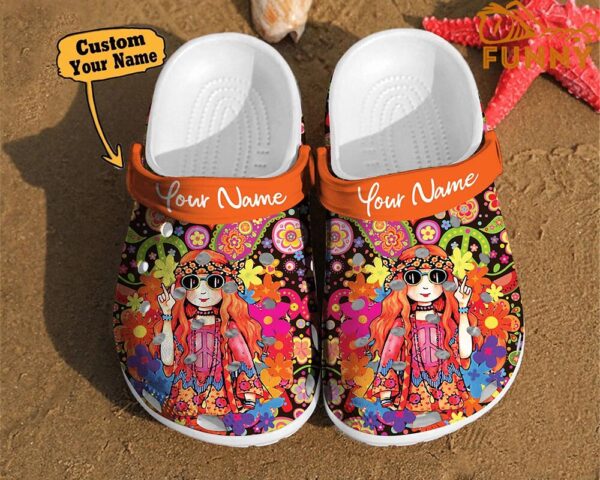 Customized Beautiful Hippie Girl Crocs 1.jpg