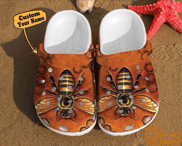 Customized Bee Crocs Classic Clog.jpg