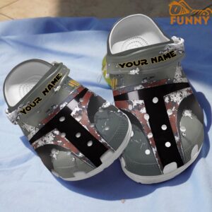 Customized Boba Fett Crocs Clog Shoes 1.jpg