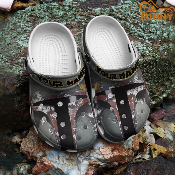 Customized Boba Fett Crocs Clog Shoes 2.jpg