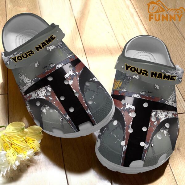 Customized Boba Fett Crocs Clog Shoes 3.jpg