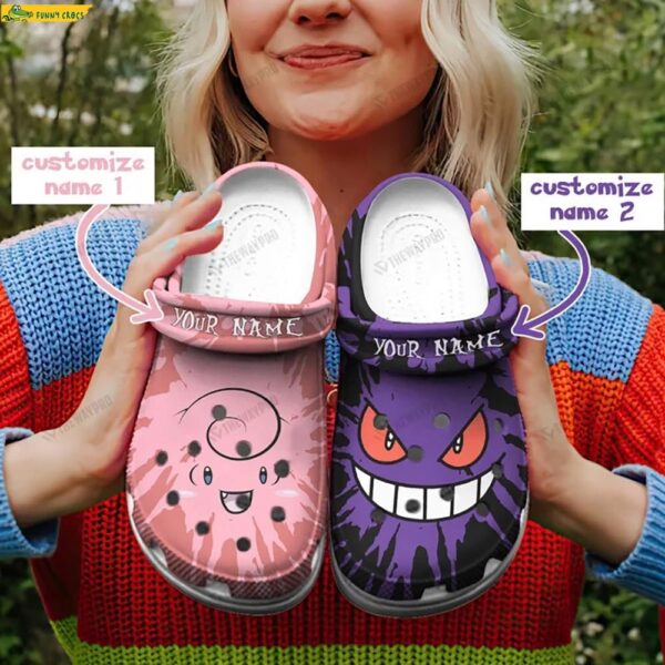 Customized Clefairy Gengar Pokemon Crocs Clog Shoes 1.jpg