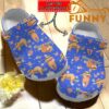 Customized Cute Sloth Pattern Blue Crocs Classic Clog.jpg