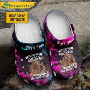 Customized Dachshund Crocs Clog Shoes 1.jpg