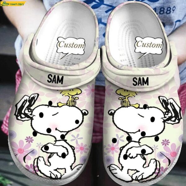 Customized Funny Woodstock Snoopy Crocs 1.jpg