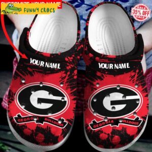 Customized Georgia Bulldogs Dog Crocs Shoes.jpg