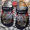 Customized Grey Skull Floral Crocs 1.jpg