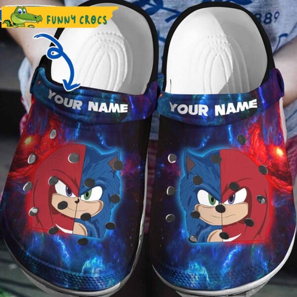 Customized Sonic The Hedgehog Crocs Clog Shoes.jpg