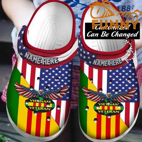 Customized Vietnam Veteran Flag Crocs 1.jpg