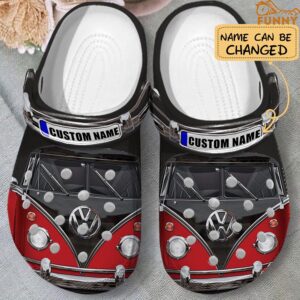 Customized Volkswagen Campervan Red Crocs.jpg