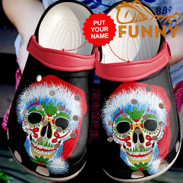 Customized Winter Christmas Skull Crocs.jpg