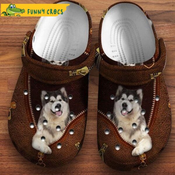 Cute Alaskan Malamute Dog Crocs.jpg