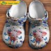 Cute PigFlower Garden Blue Butterfly Crocs.jpg