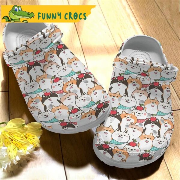 Cute Shiba Inu Dog Gifts Crocs Slippers 1.jpg