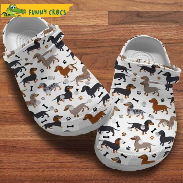 Dachshund Dog Bones Paw Crocs.jpg