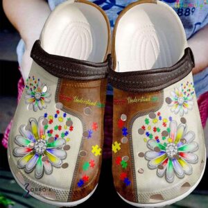 Daisy Flower Accept Understand Love Puzzle Pieces Crocs.jpg