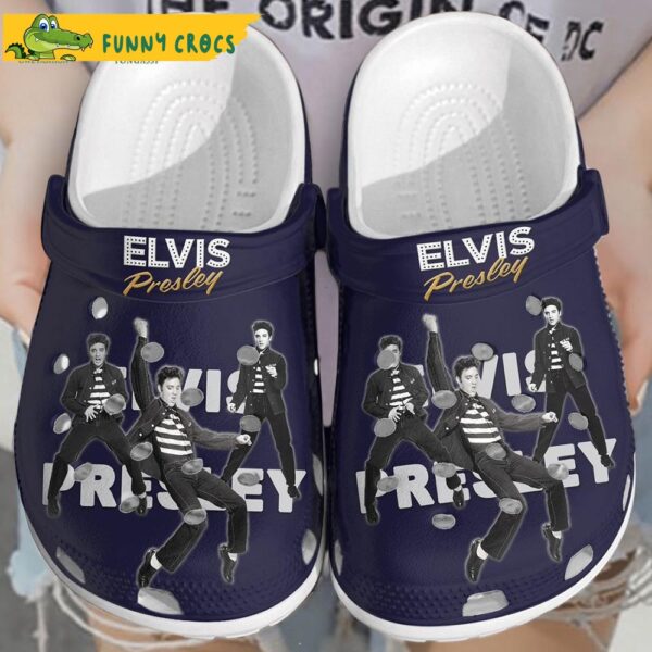 Dance King Of Rock And Roll Elvis Presley Purple Crocs.jpg