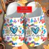 Dental Nurse Peace Love Crocs Custom Gifts For Mothers Day 1.jpg