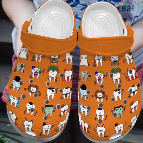 Dentist Teeths Halloween Cosplay Crocs.jpg