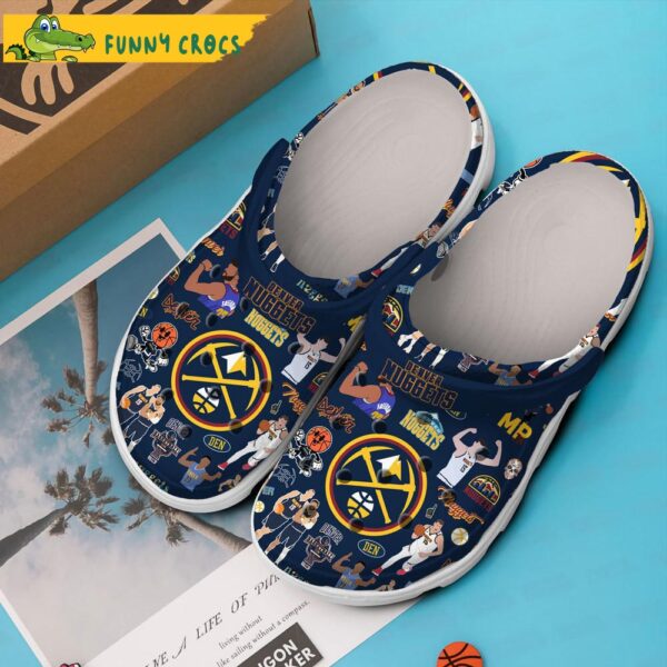 Denver Nuggets NBA Dark Blue Crocs Clog Shoes 2.jpg