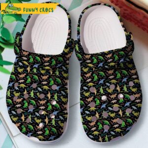 Dinosaur Collection Pattern Jurassic Park Crocs.jpg