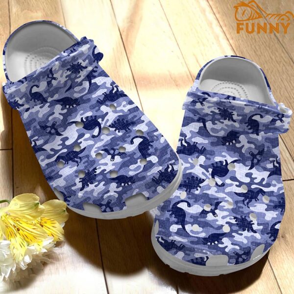 Dinosaur Navy Pattern Crocs 3.jpg