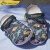 Dinosaur Pattern With Flowers Jurassic Park Crocs.jpg