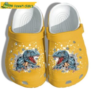 Dinosaur T Rex Jurassic Park Crocs Slippers.jpg