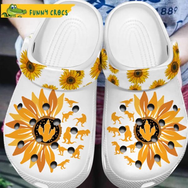 Dinosaurs Sunflower Garden Crocs 1.jpg