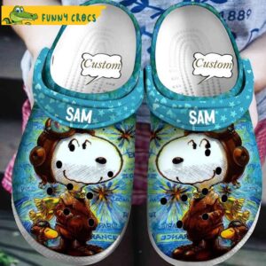 Disney Custom Pilot Snoopy Crocs 1.jpg