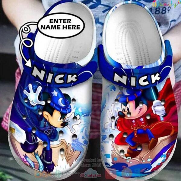 Disney Mickey Mouse Wizard Custom Name Crocs Clogs.jpg