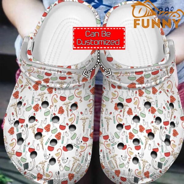 Doctor Nurse Pattern Crocs Classic Clog 1.jpg