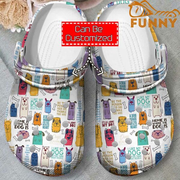 Dog Sayings Pattern Crocs Classic Clog 1.jpg