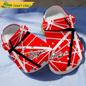 EVH Red Guitar Crocs Clog Shoes 1.jpg