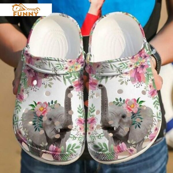 Elephant Floral Pattern Crocs.jpg