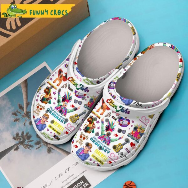 Elton Jonh Music Pattern Crocs Clog Shoes 2.jpg