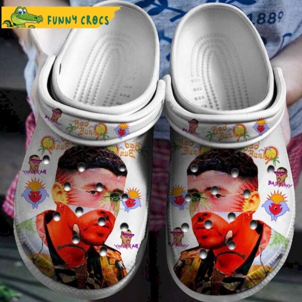 Exclusive Cozy Summer Vibes Bad Bunny Crocs Clog Shoes.jpg