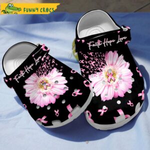 Faith Hope Love Breast Cancer Crocs Slippers 1.jpg