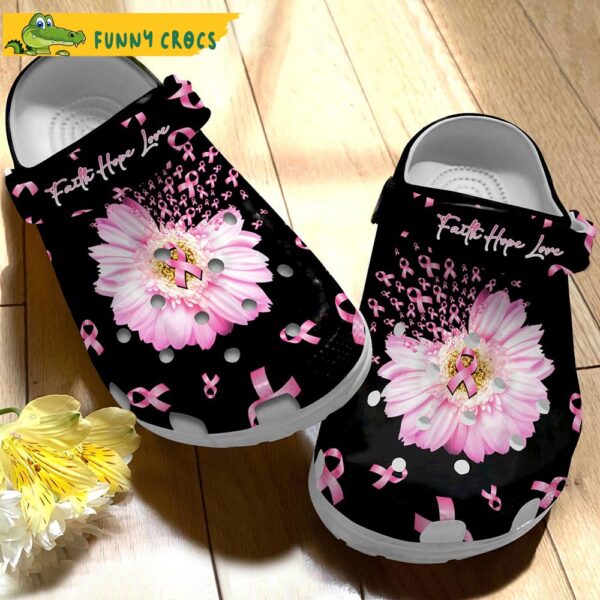 Faith Hope Love Breast Cancer Crocs Slippers 2.jpg