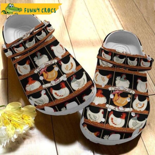 Farm Amazing Chicken White Crocs Clog Shoes.jpg