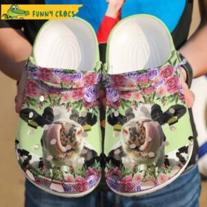 Farmer Crazy Cow Flower Crocs.jpg