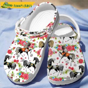 Floral Horses Pattern Crocs.jpg