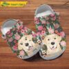 Floral Labrador Dog Art Crocs.jpg