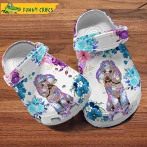 Floral Poodle Dog Mom Crocs.jpg