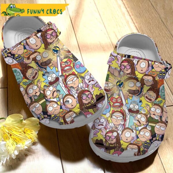 Full Characters Rick And Morty Crocs Slippers 3.jpg