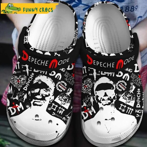 Funny Black And White Depehe Crocs.jpg