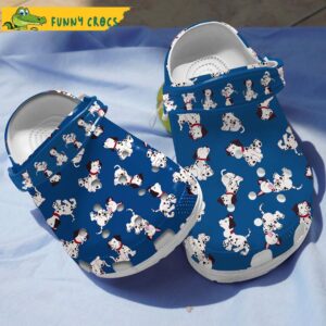 Funny Blue Dalmatian Dog Crocs 1.jpg