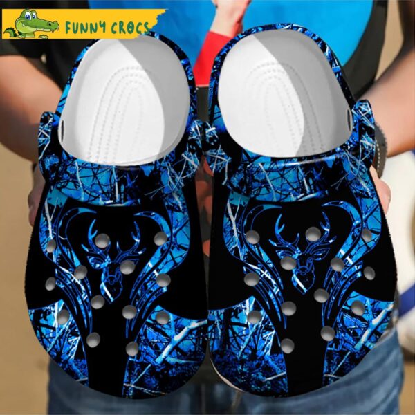 Funny Blue Deer Hunting Gifts Crocs 1.jpg