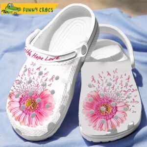 Funny Breast Cancer Pink Crocs Slippers 1.jpg