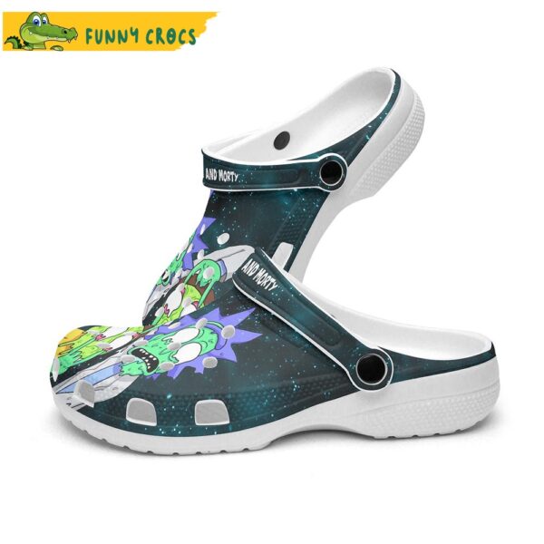 Funny Cartoon Rick And Morty Crocs Clog Shoes 2.jpg